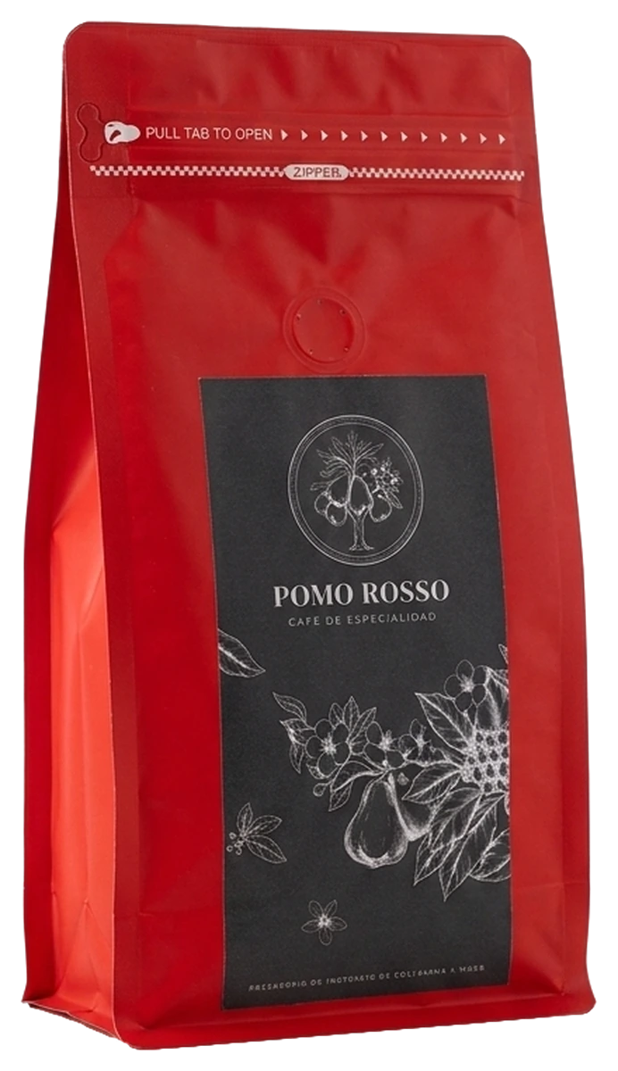 Pomo Rosso bag, specialty coffee from Cauca.